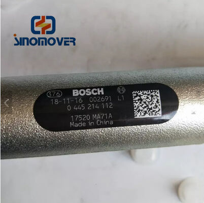 Dongfeng 17520MA71A 0445214112 Motor Diesel ZD30 Combustible de alta presión Tren común Partes de repuesto originales del motor