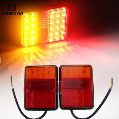 Más vendido Nuevo Muestra gratuita Alta Casa Brillante Semi Trailer 8LED Casa Trailer,Vehículo,Ship Truck Luz de cola