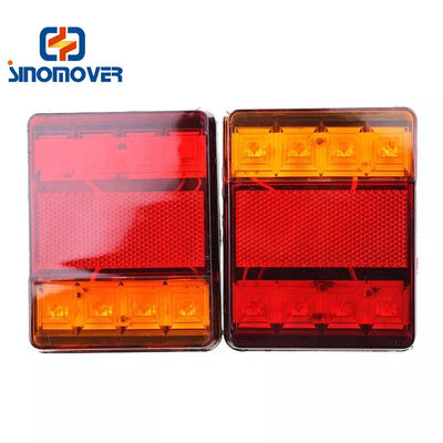 Más vendido Nuevo Muestra gratuita Alta Casa Brillante Semi Trailer 8LED Casa Trailer,Vehículo,Ship Truck Luz de cola