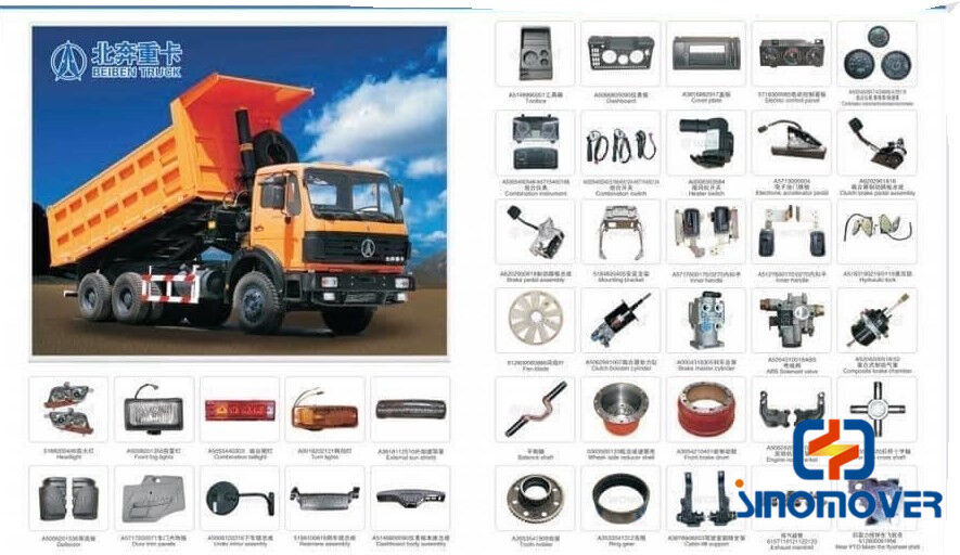 ISO9001 Howo Foton Shantui Sino Piezas de repuesto para camiones